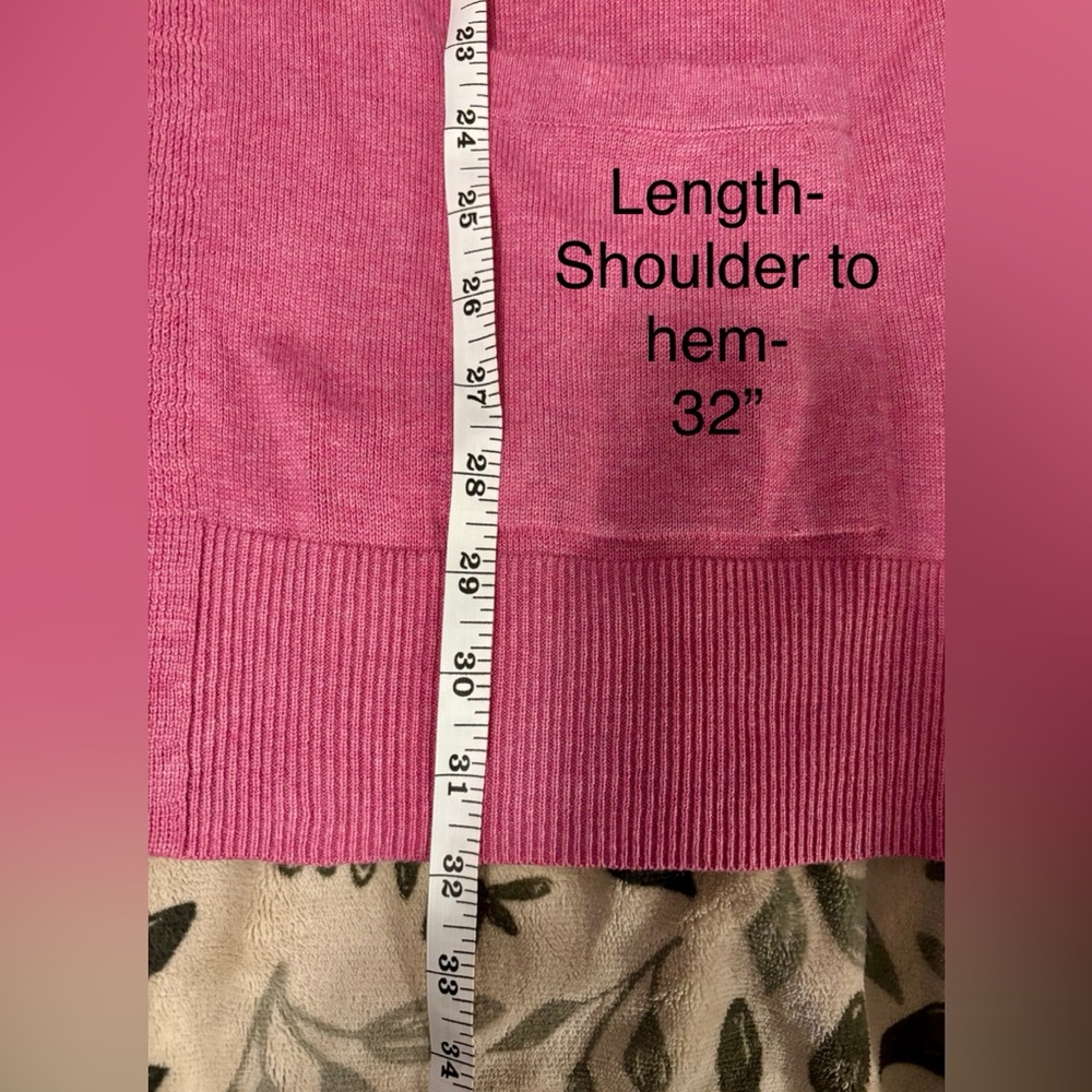 🧥Croft & Barrow Women's Rose Cardigan Sweater - Picture 7 of 7